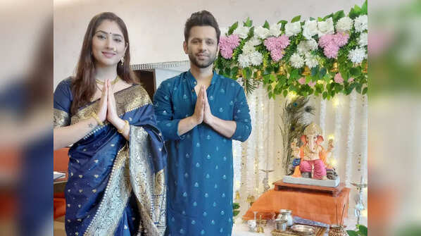 Rahul Vaidya and Disha Parmar