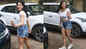 Sara Ali Khan flaunts her well-toned body in denim shorts and crop top