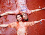 Fun-filled images from Spain's tomato fight festival La Tomatina