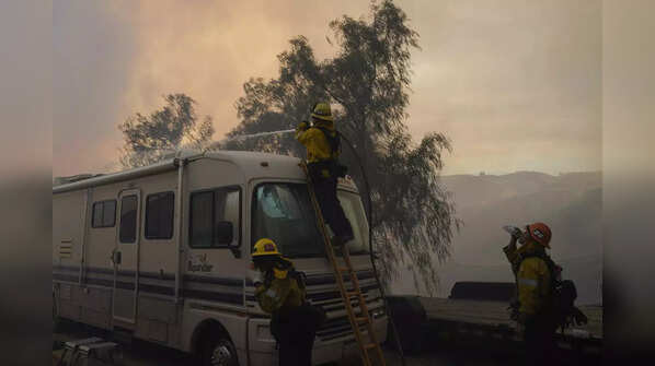 In pics: California wildfires prompt evacuations amid heat wave