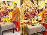 Ganesh Chaturthi 2022: Unmissable pictures of Sara Ali Khan welcoming Ganpati home with mom Amrita Singh