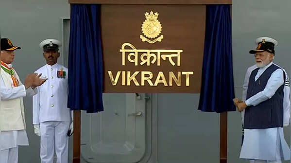 INS Vikrant commissioned in the India Navy