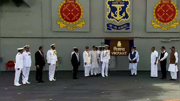 INS Vikrant commissioned in the India Navy