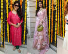 Anita, Sakshi, Mouni, Shamita and several others attend Ekta Kapoor’s annual Ganesh Chaturthi lunch party