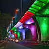 Tri colour lighting on Independence Day