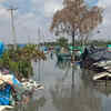 Inundated slums at Munekolalu and Bellandur in Karnataka.