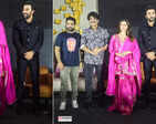 Mom-to-be Alia Bhatt flaunts her pink suit with 'baby on board' special text inscribed on it at 'Brahmastra' pre-release event
