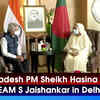Article image for: Bangladesh PM Sheikh <i class="tbold">hasina</i> meets EAM S Jaishankar in Delhi