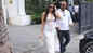 Nora Fatehi wears a beautiful slit dress with elegant pair of heels to complete her look