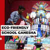Article image for: Pune: Samyukt Prasad Mitra Mandal makes 'Ganesh' idol using school stationery