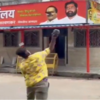 Article image for: Mumbai: Workers of rival Shiv Sena factions clash in Dadar