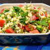 Mung bean sprouts salad