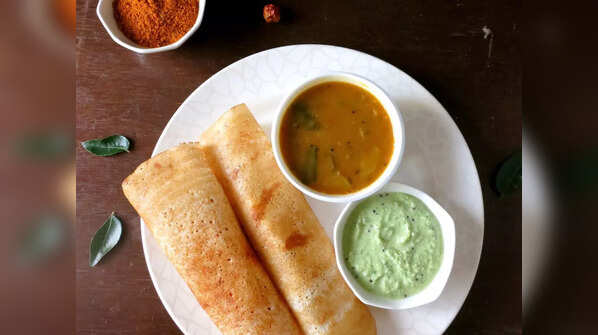 Spinach dosa