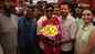 Vadivelu celebrates his birthday with Udhayanidhi and Keerthy Suresh on the set of 'Maamannan'
