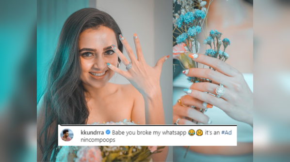 Tejasswi’s ‘engagement’ ring pics go viral
