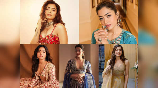 Rashmika Mandanna's latest Indian ethnic looks