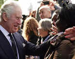 King Charles, William greet well-wishers in queen's queue