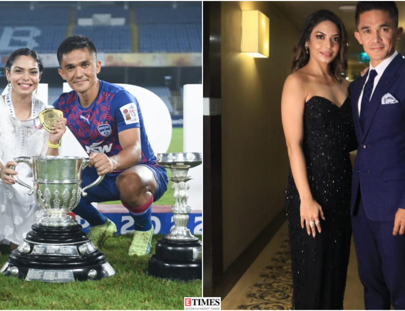Mushy pictures of footballer Sunil Chhetri and Sonam Bhattacherjee will restore your faith in love