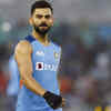 Virat Kohli prior to game one of the T20 International series between India and Australia at Punjab Cricket Association Stadium on September 20, 2022 in Mohali, India.