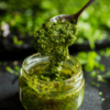 Fish and pesto cucumber bites