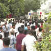Fans gather to pay last tributes