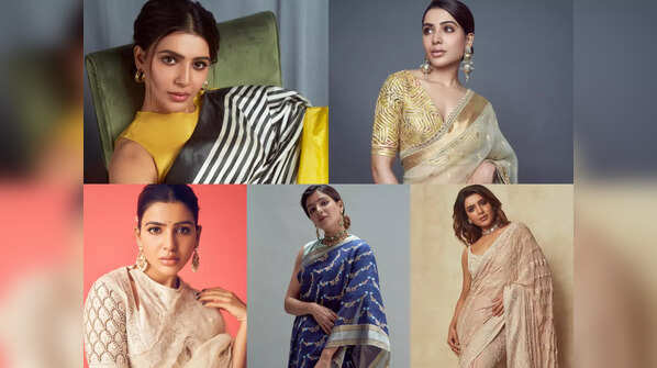 Ace saree style like Samantha Ruth Prabhu
