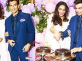 Unmissable pictures of Bipasha Basu with Karan Singh Grover from her dreamy pink-themed baby shower