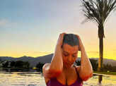 Bikini-clad Kourtney Kardashian is turning heads with her vacation pictures