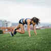 ​Reverse burpee for core