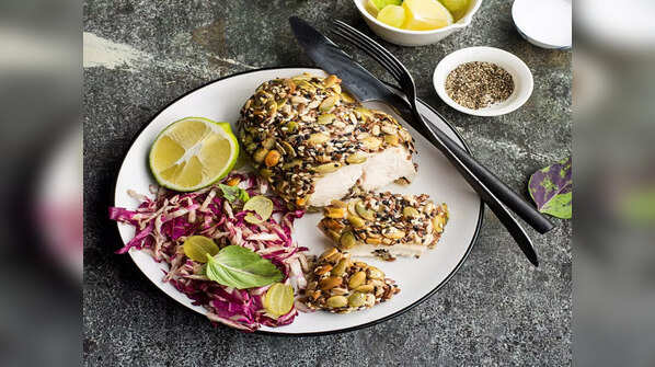 Flaxseed chicken tenders