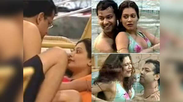 Payal Rohatgi and Rahul Mahajan