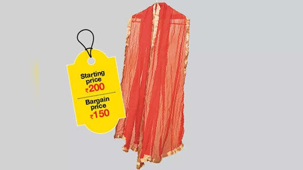 Amp up your look with sparkly-but-lightweight gota patti dupattas