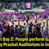 Article image for: Navratri Day 2: People perform Garba at Abhay Prashal <i class="tbold">auditorium</i> in Indore