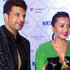 Article image for: Tejasswi Prakash opts for green western dress whereas BF Karan Kundrra looks handsome in black blazer with grey checks