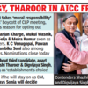 It is Shashi Tharoor vs Digvijaya Singh for now