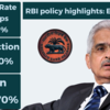 RBI policy highlights: