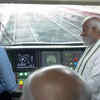 ​PM Modi inside the vande bharat train