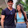 Article image for: <i class="tbold">Hrithik Roshan</i> and his girlfriend Saba Azad are all smiles as they pose for cameras