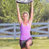 Overhead walking lunge