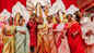 Ranbir Kapoor, Kajol, Rani Mukerji, Mouni Roy attend the North Bombay Sarbojanin Durga Puja