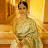 Article image for: Exquisite <i class="tbold">ivory saree</i>