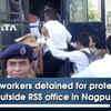 Article image for: BMM workers detained for protesting outside <i class="tbold">RSS</i> office in Nagpur