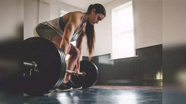 Barbell deadlift