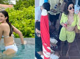 ‘Aqua Baby’ Shanaya Kapoor teases fans with her new pool pictures from her exotic vacation