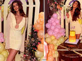 Palak Tiwari slays in a yellow bodycon dress with plunging neckline on her birthday