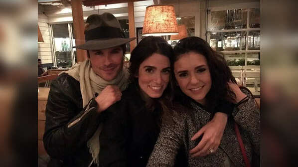 Nina Dobrev and Nikki Reed