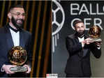 Karim Benzema wins Ballon d'Or 2022, see pictures of the Real Madrid striker as he lifts the prestigious award