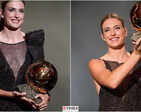 Alexia Putellas wins Ballon d'Or for the 2nd time, see pictures of the Barcelona captain as she lifts the trophy