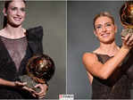 Alexia Putellas wins Ballon d'Or for the 2nd time, see pictures of the Barcelona captain as she lifts the trophy