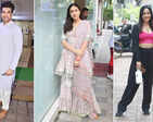 #ETimesSnapped: From Tejasswi Prakash-Karan Kundrra to Neha Sharma-Aisha Sharma, paparazzi pictures of your favourite celebs